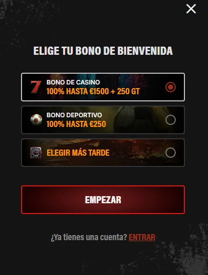 Registro fácil en Jokery Casino España